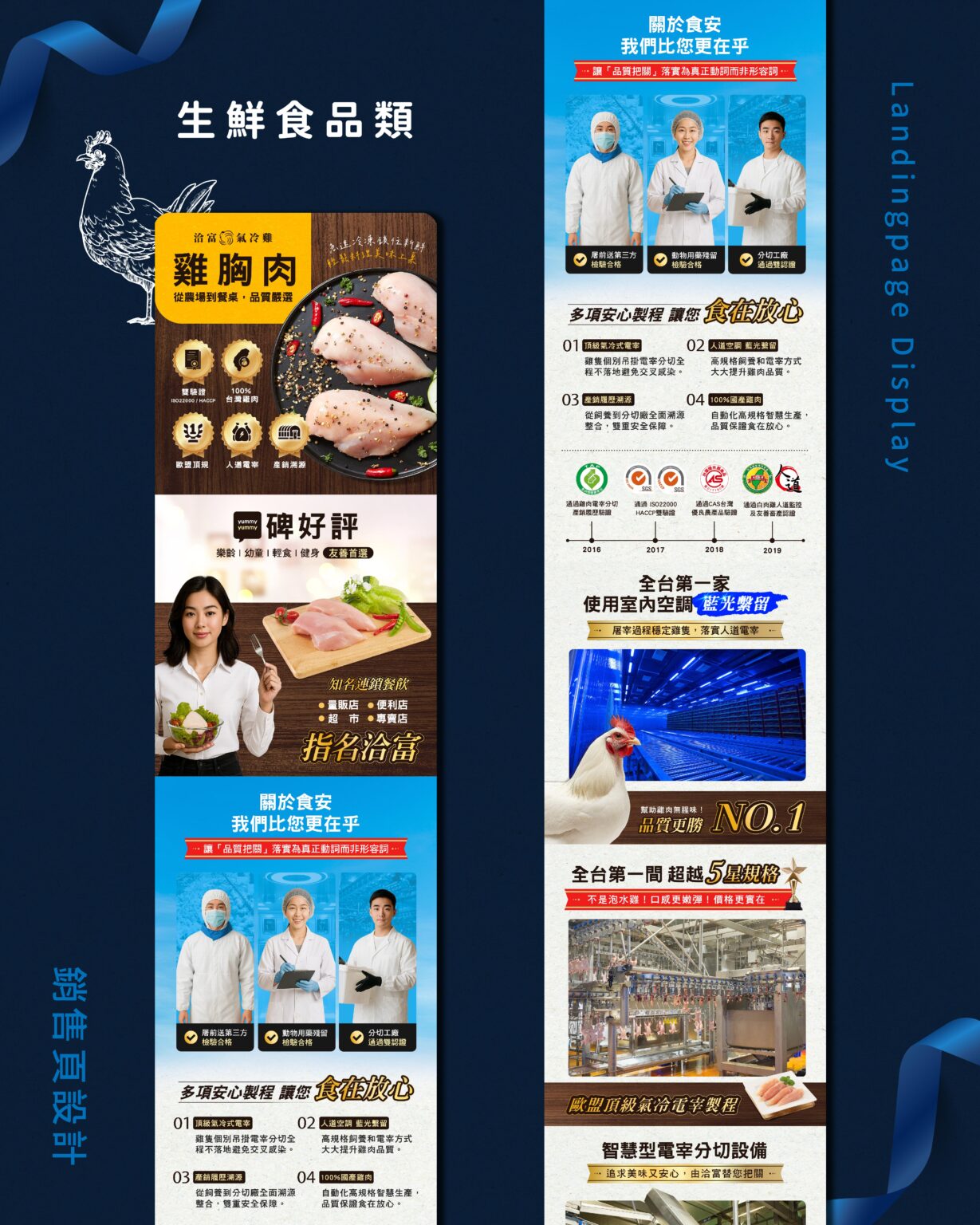 食品銷售頁設計