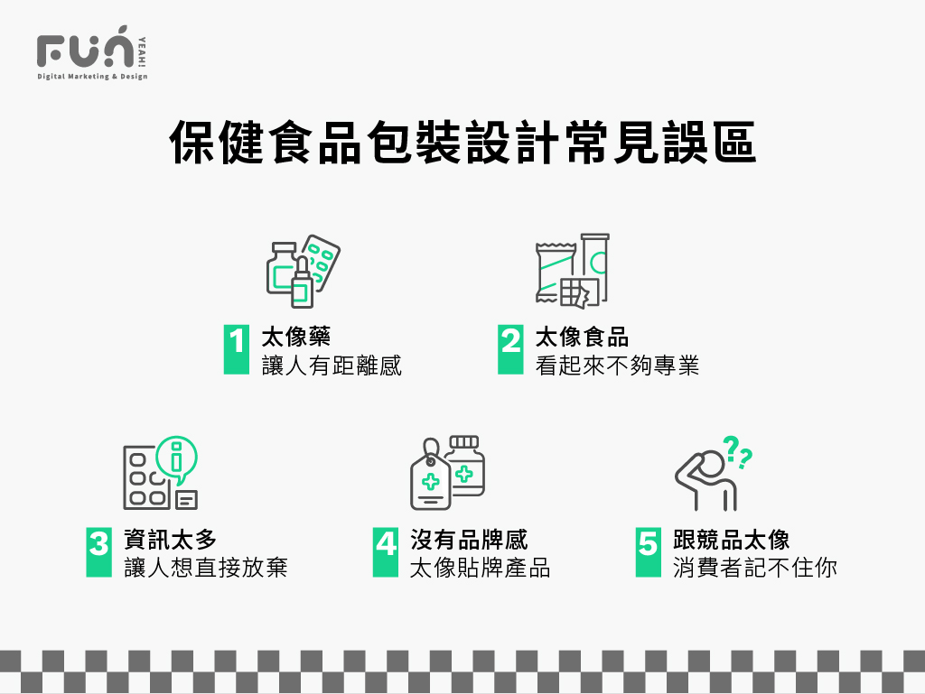 保健食品包裝設計常見誤區